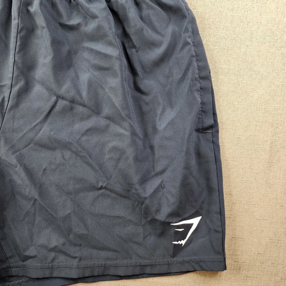 Gymshark Arrival Shorts Mens Medium Navy Blue Athletic Gym Training Lightweight